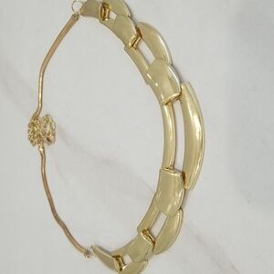 AS Gold-Toned Asymmetric Choker Necklace